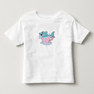 T-shirt Pour Les Tous Petits Dauphin avec Coupe d'eau.PNG
