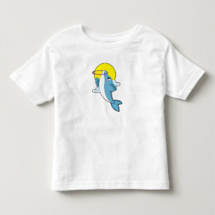 T-shirt Pour Les Tous Petits Dauphin avec pneus Fitness