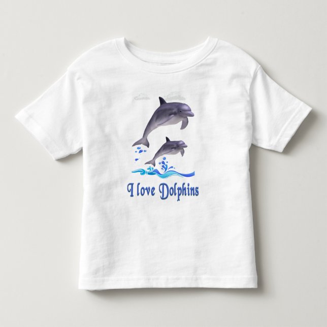 T-shirt Pour Les Tous Petits Dauphins (Devant)