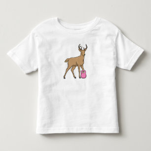 T-shirt Pour Les Tous Petits Deer Fitness Dumbbell