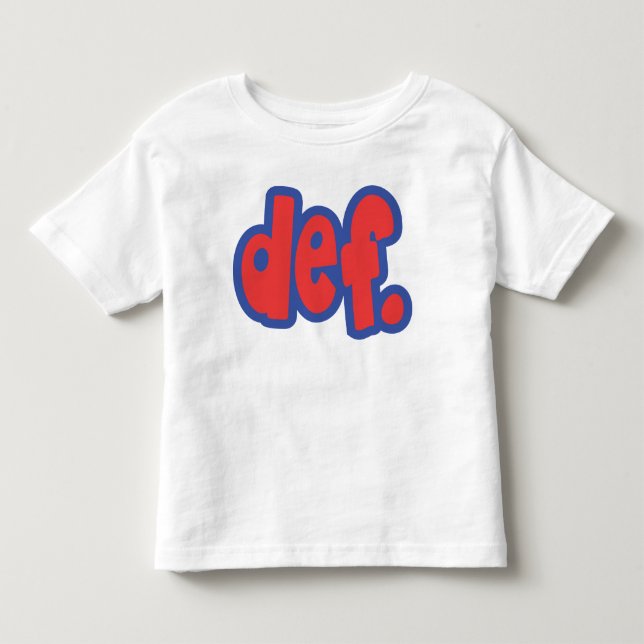 T-shirt Pour Les Tous Petits déf. (Devant)