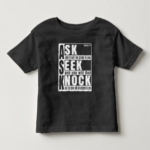 T-shirt Pour Les Tous Petits demander chercher frapper