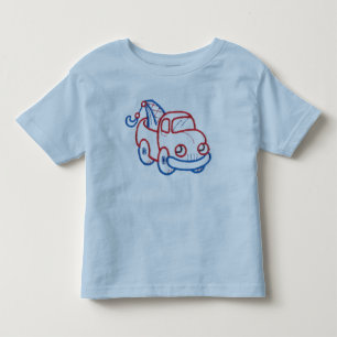 T-shirt Pour Les Tous Petits Dépanneuse heureuse