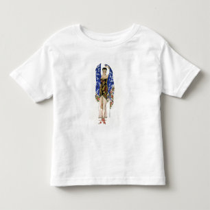 T-shirt Pour Les Tous Petits Design de costume pour une fille dansante (litho c