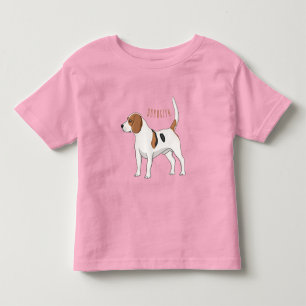 T-shirt Pour Les Tous Petits dessin animé de chien beagle
