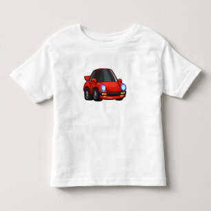 T-shirt Pour Les Tous Petits Dessin de voiture rouge - Choisir la couleur arri