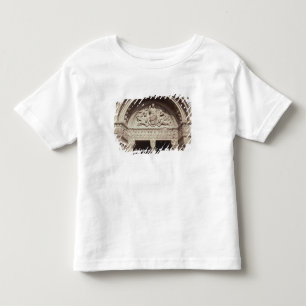T-shirt Pour Les Tous Petits Détail de l'extérieur de l'église montrant la