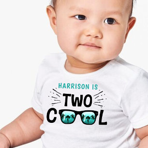 T-shirt Pour Les Tous Petits Deux garçons cool pour leur 2e anniversaire
