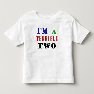 T-shirt Pour Les Tous Petits DEUX terribles !