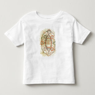 T-shirt Pour Les Tous Petits Diagramme cosmologique de St Johns 17 f.7v, de BO
