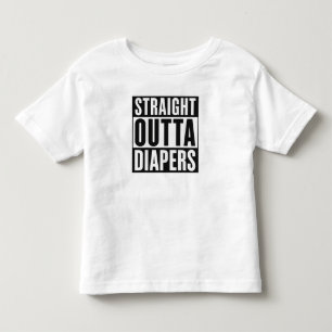 T-shirt Pour Les Tous Petits Diapeurs Extérieurs Droites - Entraînement Potty D