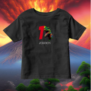 T-shirt Pour Les Tous Petits Dino Joyeux 1er Anniversaire