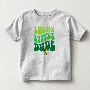 T-shirt Pour Les Tous Petits Dinosaur Chanceux Petit Mec St. Patrick's Day