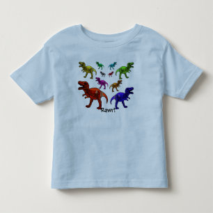 T-shirt Pour Les Tous Petits Dinosaur Rawr coloré !T-shirts