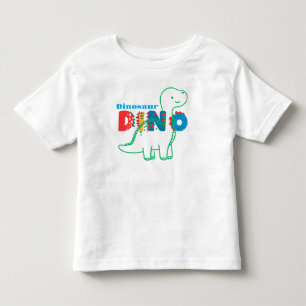 T-shirt Pour Les Tous Petits Dinosaure mignon Personnaliser Enfants