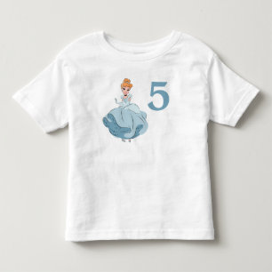 T-shirt Pour Les Tous Petits Disney Princesse Cinderella Filles Anniversaire