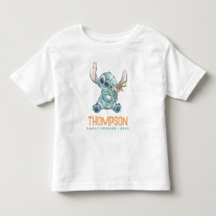 T-shirt Pour Les Tous Petits Disney's Stitch Tropical Family Reunion - Custom