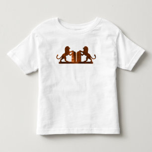 T-shirt Pour Les Tous Petits Dix commandements et lions