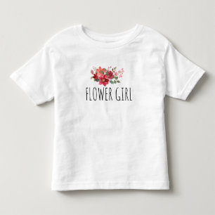 T-shirt Pour Les Tous Petits Douce Fleur Fille Jeune Tee Bridesmaid