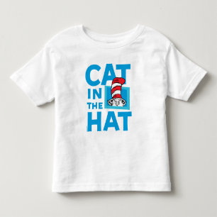 T-shirt Pour Les Tous Petits Dr Seuss Chat dans le logo du Casquette