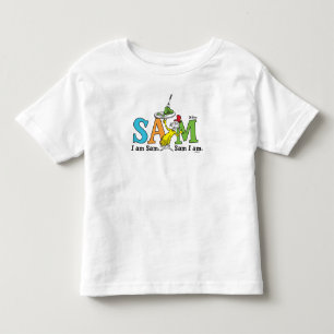 T-shirt Pour Les Tous Petits Dr. Seuss   Je suis Sam. Sam je suis.