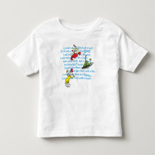 T-shirt Pour Les Tous Petits Dr Seuss  Oeufs verts et Motif de livres de contes
