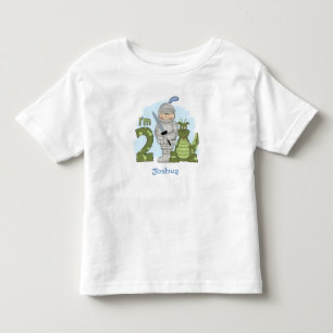 T-shirt Pour Les Tous Petits Dragon Knight 2e anniversaire Personnalisé