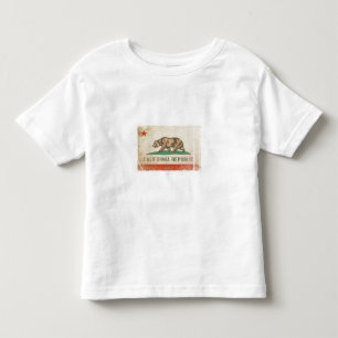 T-shirt Pour Les Tous Petits Drapeau affligé par pièce en t fraîche d'enfant