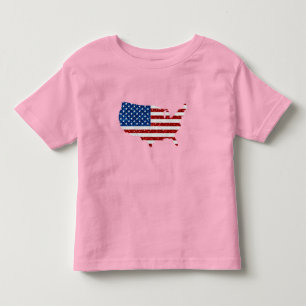 T-shirt Pour Les Tous Petits Drapeau américain étoiles et bandes 4 juillet Pail