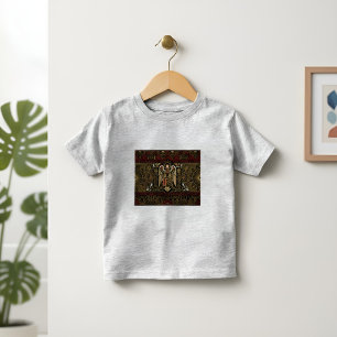 T-shirt Pour Les Tous Petits Drapeau Art Déco du patrimoine Espagne Classiq