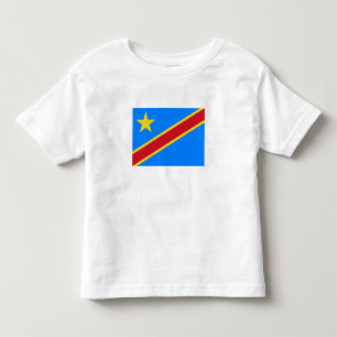 T-shirt Pour Les Tous Petits Drapeau Congo Kinshasa