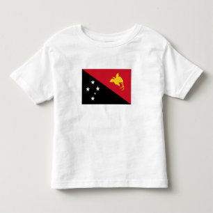 T-shirt Pour Les Tous Petits Drapeau de la Papouasie-Nouvelle-Guinée