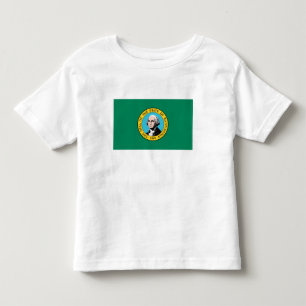 T-shirt Pour Les Tous Petits Drapeau de l'État de Washington