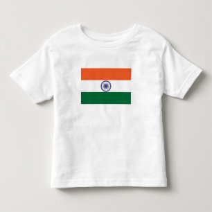 T-shirt Pour Les Tous Petits Drapeau de l'Inde
