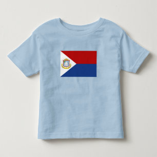 T-shirt Pour Les Tous Petits Drapeau de Saint-Martin