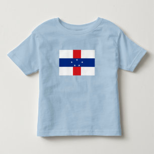 T-shirt Pour Les Tous Petits Drapeau des Antilles Pays-Bas