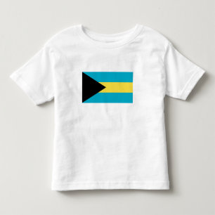 T-shirt Pour Les Tous Petits Drapeau des Bahamas