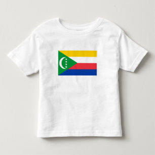 T-shirt Pour Les Tous Petits Drapeau des Comores