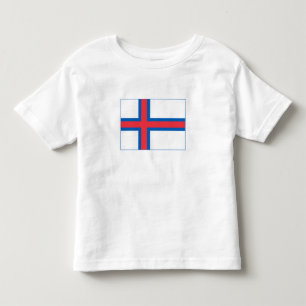 T-shirt Pour Les Tous Petits Drapeau des îles Féroé