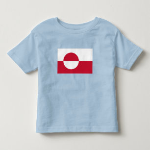 T-shirt Pour Les Tous Petits Drapeau du Groenland