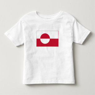 T-shirt Pour Les Tous Petits Drapeau du Groenland