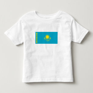 T-shirt Pour Les Tous Petits Drapeau du Kazakhstan