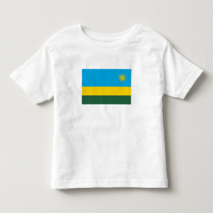 T-shirt Pour Les Tous Petits Drapeau du Rwanda