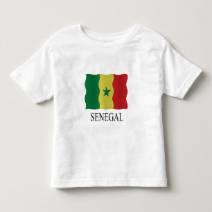 T-shirt Pour Les Tous Petits Drapeau du Sénégal