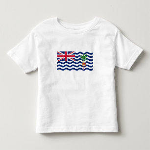 T-shirt Pour Les Tous Petits Drapeau du Territoire britannique de l'océan Indie