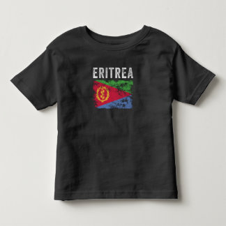 T-shirt Pour Les Tous Petits Drapeau érythréen en détresse - Drapeau érythréen