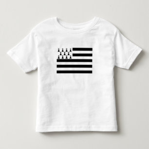 T-shirt Pour Les Tous Petits Drapeau patriotique de Bretagne