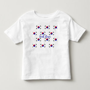 T-shirt Pour Les Tous Petits Drapeau sud-coréen