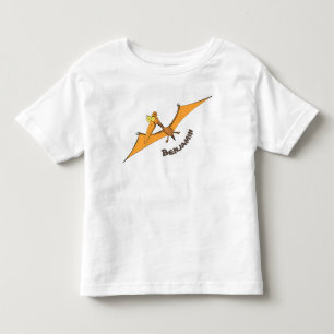 T-shirt Pour Les Tous Petits Drôle mignon dessin animé de pterodactyle volant o