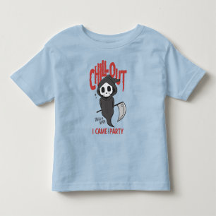 T-shirt Pour Les Tous Petits Drôle Sarcastique GrimReaper Costume de fête d'Hal